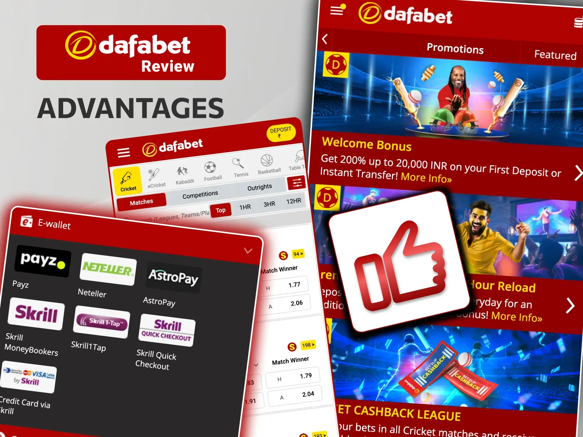 Explore Dafabet’s advantages, including sports betting, live casino, and secure payment modes.