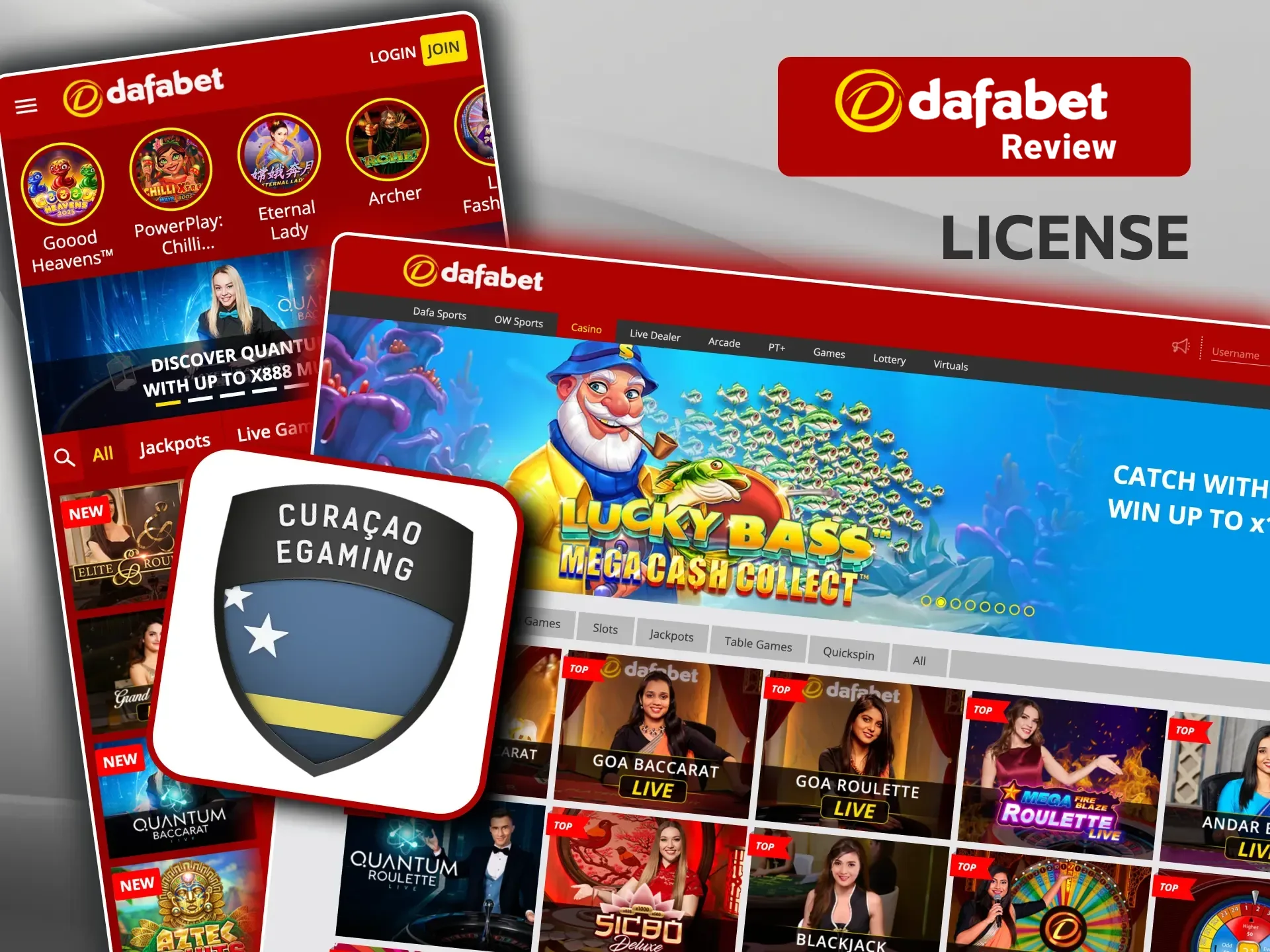 Dafabet is a licensed platform, offering secure and legal gaming.
