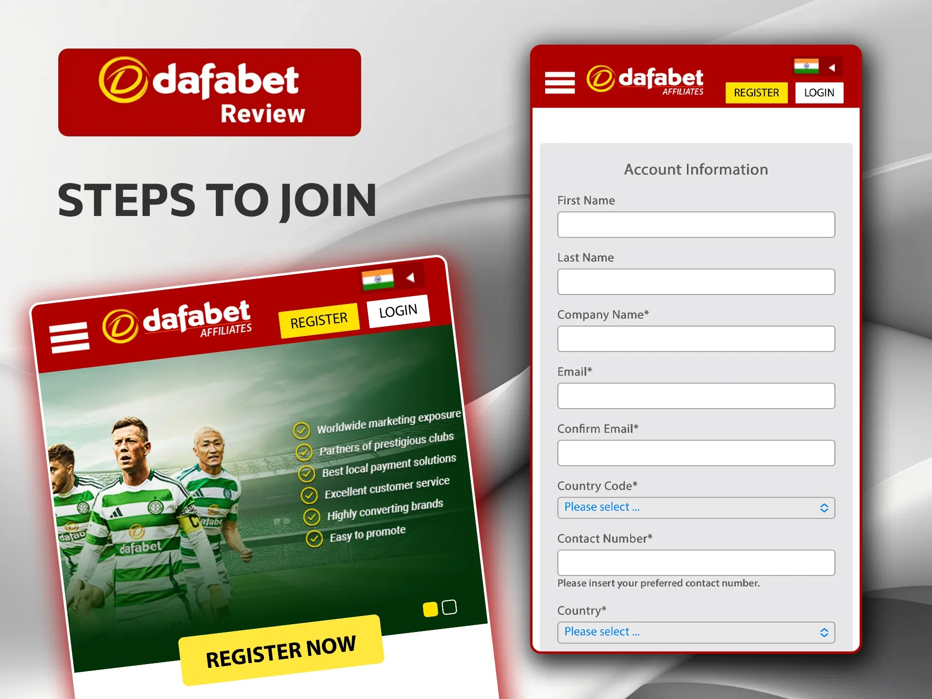 Study the instructions to quickly become an affiliate on the Dafabet platform.