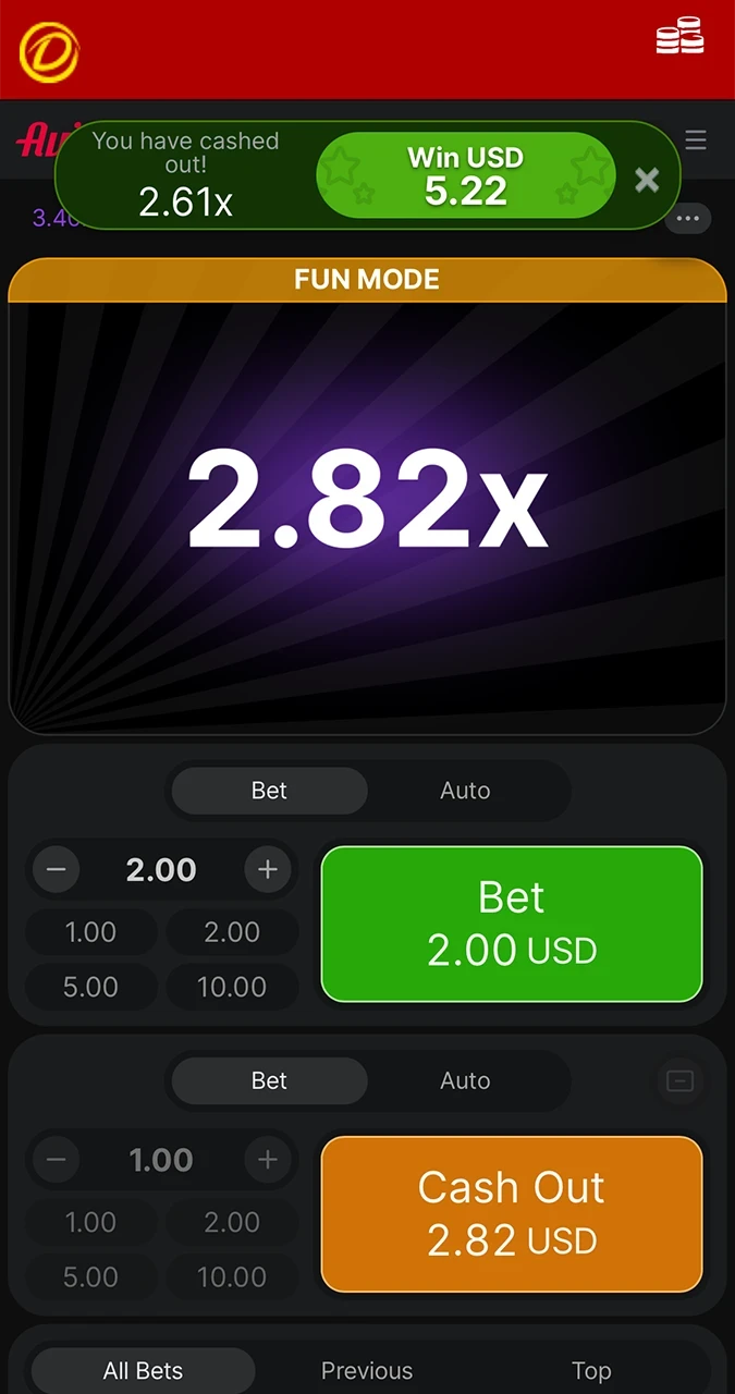 Withdraw your funds in the Aviator game on the Dafabet app on time and enjoy big wins.