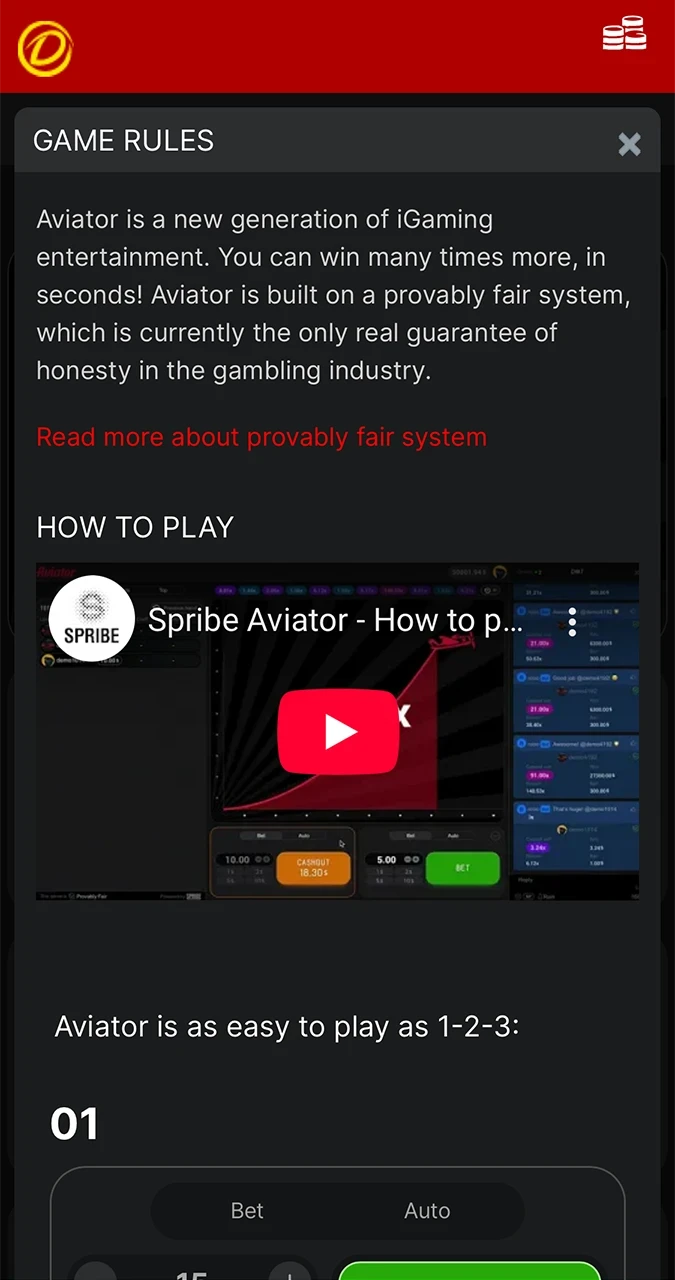 Learn the rules of the Aviator game from Dafabet Casino.