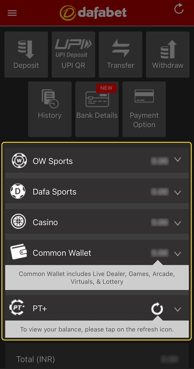 Wait for the bonus to be credited to your Dafabet Casino account.