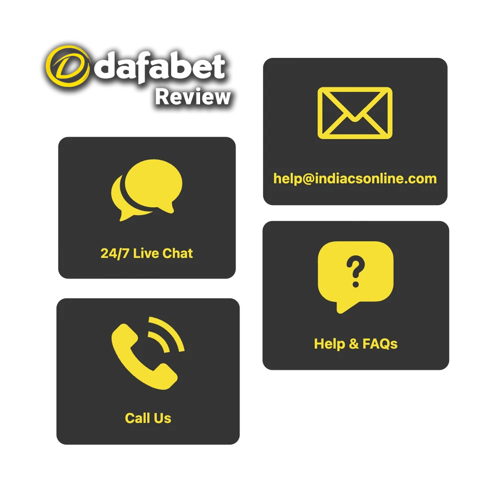 Contact Dafabet support to resolve disputes.