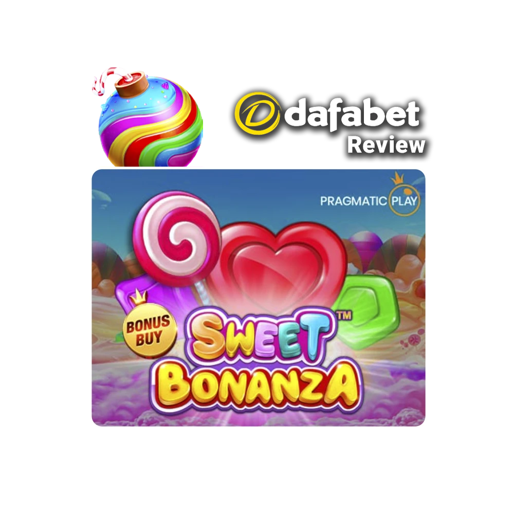 Try the Sweet Bonanza game with the highest RTP on the Dafabet website.